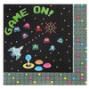 Juvale 144-Piece Retro Video Game Party Supplies - Includes Plates, Napkins, Cups, and Cutlery for Arcade Birthday Party Decorations (Serves 24)