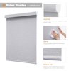 Changshade Custom Blackout Roller Window Shades, Corded Roller Shades for Windows with Thermal Insulated, Light Blocking,Roomdarkening Roller Blinds for Bedroom,Office,Easy to Install,Grey