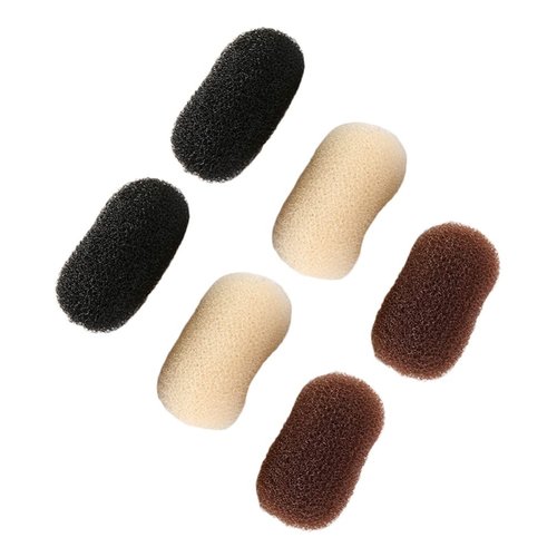 Uonlytech 6pcs Bump It Up Volume Hair Base Set, Sponge Volume Bump Hair Clip Breathable Hair Padding Hair Clip Bump Pads Accessories for Women Girls