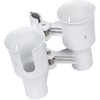 ROBOCUP, (White), Best Cup Holder for Drinks, Fishing Rod/Pole, Boat, Beach Chair, Golf Cart, Wheelchair, Walker, Drum Sticks, Microphone Stand