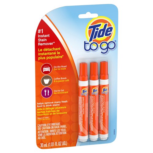 Tide to Go Instant Stain Remover Liquid Pen,Pack of 9