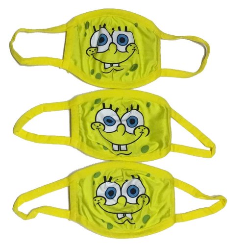 Handcraft SpongeBob Kids Cloth Face Masks Pack of 3 Washable Reusable Non-Medical