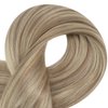 Full Shine Clip in Human Hair Extensions 8 Pieces 14 Inch Hair Blonde Clip in Extensions Human Hair 120 Gram Color 18 Ash Blonde and 613 Highlights Seamless Clip in Hair Extensions Straight