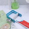 Healifty Metal Toothpaste Tube Squeezer - Rolling Toothpaste Squeezer, Paint Tube Wringer for Toothpaste, Artist, Hair Salon, Painter (Blue)