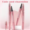 4D Four-Tip Eyebrow Pen - Waterproof, Long-Lasting, Smudge-Proof, Easy to Use for Perfect Brows and Defined Eyes - Dark Brown Eyebrow Pencil