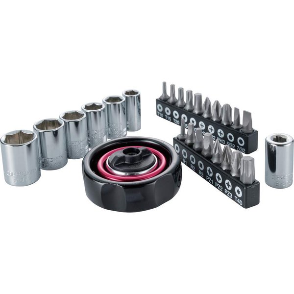 CRAFTSMAN Socket Set with Palm Ratchet, SAE/Metric, 1/4-Inch Drive, 26-Piece (CMMT12004)