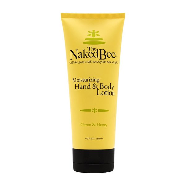 The Naked Bee Moisturizing Hand & Body Lotion, 6.7 Fl Oz, Citron & Honey