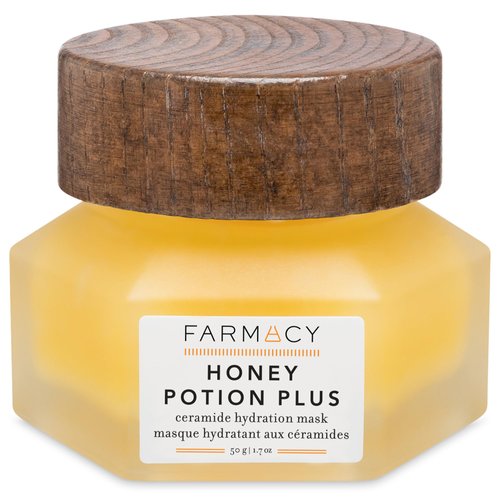 Farmacy Honey Potion Plus Facial Mask with Ceramides & Panthenol - Antioxidant Rich Hydrating Face Mask - Moisturizing Skin Care Facial Mask 50G