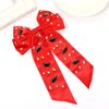 Game Day Hair Bow Clips for Women Red Black White Football Hair Clip Sports Hair Bows Game Day Football Hair Accessories Party Favors
