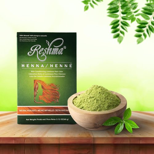 Reshma Beauty Henna Hair Color | 100% Natural, For Soft Shiny Hair | Henna Hair Color, Gray Coverage| Ayurveda Hair Products (Highlights, Pack Of 1)