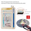 EcoVision Slim Minimalist Front Pocket Wallet, RFID Blocking Credit Card Holder Wallet with Detachable D-Shackle for Men Women