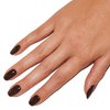 le mini macaron One Step Gel Nail Polish 3-in-1 Base Coat, Color and Top Coat. Salon Quality | Smudge-Free | Chip Free | Long Lasting | Quick Drying | Soak Off | Glossy (Espresso)