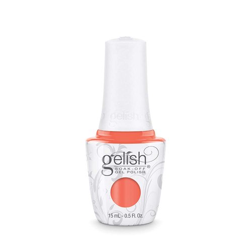 Gelish Rockin' The Reef Soak-Off Gel Polish, Orange Gel Nail Polish, Orange Gel Nail Colors, Orange Nail Polish, 5 ounce