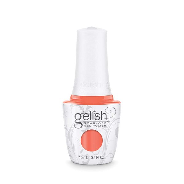 Gelish Rockin' The Reef Soak-Off Gel Polish, Orange Gel Nail Polish, Orange Gel Nail Colors, Orange Nail Polish, 5 ounce