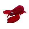 KONG Cuteseas Rufflez Soft Ridged Plush Dog Toy (Lobster)