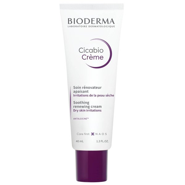 Bioderma - Cicabio - Face Body Cream - Soothing and Renewing Cream - Hydrates, Restores and Soothes the Skin - for Dry Skin Irritations 1.35 Fl Oz (Pack of 1)