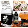 Flitz Tumbler Media Additive - 7.6oz Bottle of USA-Made Brass Cleaner Reloading Liquid for Ammo, Copper, & All Metals - Ammonia-Free Tumbling Polish to Remove Oxidation, Powder Residue (3 Pack)