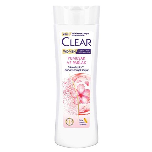 Generic Clear Women Anti-Dandruff Shampoo Soft Shiny Cherry Blossom Essence & Keratin 350 ml