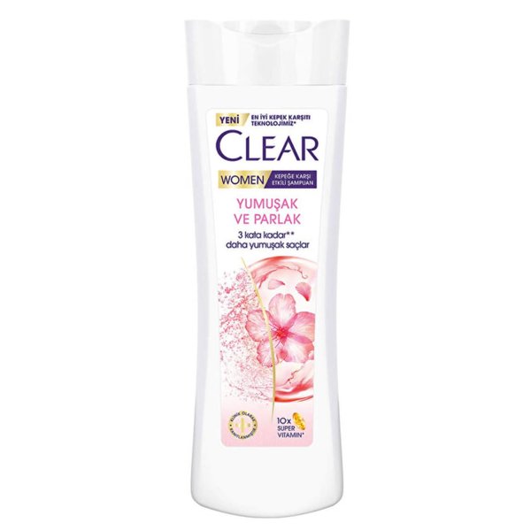 Generic Clear Women Anti-Dandruff Shampoo Soft Shiny Cherry Blossom Essence & Keratin 350 ml