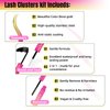 DIY Lash Extension Kit Cluster Lashes Kit with 72 Pcs D Curl Cluster Lashes Wispy Eyelash Bond and Seal Lashes Remover and Eyelash Applicator for Beginner DIY at Home by W(Babe Kit-D-10-16MM 05)