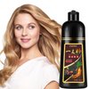 Blonde Brown Hair Dye Shampoo 3 in 1 for Men Women, Natural Hair Color Shampoo for 100% Gray Coverage, Brown Hair Colors in 10-15 mins, Shampoo Para Canas Hair Dye Shampoo 16.9 Fl Oz (Blonde brown)