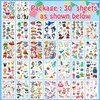Partywind 380 Styles Glow Temporary Tattoo Stickers for Kids, Luminous Party Supplies Favors for Boys and Girls Include Unicorn/Dinosaur/Mermaid/Pirate, Birthday Gifts Goodie Bag Stuffers (30 Sheets)