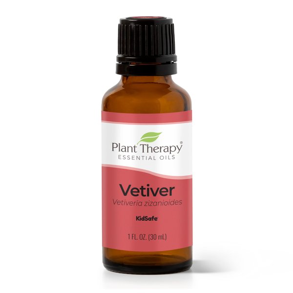 Plant Therapy Vetiver Essential Oil 100% Pure, Undiluted, Natural Aromatherapy, Therapeutic Grade 30 mL (1 oz)