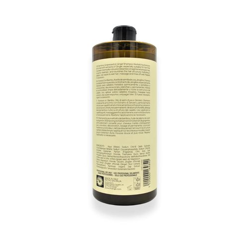 LINANGE Volume Shampoo with Bamboo, Grapeseed Oil & Ginger Extracts for Chemically Treated Hair | Revitalizing & Hydrating Shampoo - 965ml / 32.6 oz.