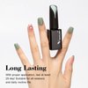VENALISA 15ml Sage Green Gel Nail Polish, Mint Light Green Gel Polish Olive Pastel Green Color Soak Off UV LED Nail Gel Polish Nail Art Starter Manicure Salon DIY at Home, 0.53 OZ