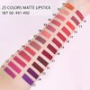 BINGBRUSH Super Stay Matte Longwear No-Budge Liquid Lipstick Makeup,Highly Pigmented Color and Instant Shine, Cheeky, Soft Matte Lip Cream Lightweight Lipgloss (01#&02#, Pack of 2)
