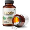 Futurebiotics Biotin 10,000 MCG High Potency Tablets Supports Healthy Hair, Skin & Nails & Energy Production, Non-GMO, 180 Vegetarian Tablets