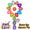 Eavotoy 15 Pack Easter Eggs Stress Balls Squishy Toys Squeeze Ball Toys for Easter Egg Hunt Easter Basket Stuffers Party Favors Gifts