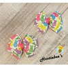 Marshmallow Bunny Toddler Hair Bow Set