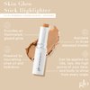 Glo Skin Beauty Skin Glow Stick Highlighter (Cognac) - Powered by Hydrators, Mineral Pigments & Mica for an Illuminated Glow - Clean Mineral Cream Highlighter