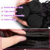 Beautymoon Water Wave Bundles 18 20 22 Inch Wet and Wavy Human Hair Weave Bundles 10A Brazilian Virgin Water Wave Hair 3 Bundles Human Hair Extensions for Black Women Natural Color