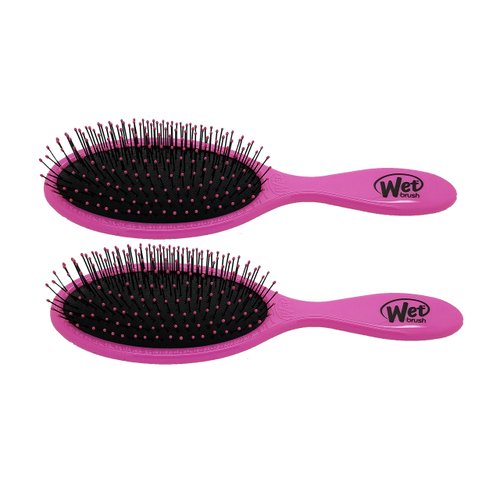 Wet Brush Detangler Pink Intelliflex Bristles