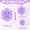 12 Pcs Purple Daisy Balloons,Daisy Birthday Party Decoration,Daisy Foil Balloons Flower Balloons for Girls Daisy Themed Party Baby Shower Wedding Groovy Boho Supplies (Purple)