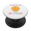 Retro Groovy Kindness Is Free Sprinkle It Everywhere Be Kind PopSockets Adhesive PopGrip