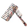 Beaupretty 2PCS Tortoise Wide Comb Hair Detangling Comb Celluloid Acetate French Hair Comb Wide Teeth Pocket Comb Detangler Styling Comb