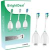 BrightDeal Replacement Toothbrush Heads Compatible with Philips Sonicare Toothbrush Electric Handle, for Sonicare E Series Essence, Xtreme, Elite, Advance and CleanCare Toothbrush, 6 Pack