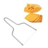 Honbay 2PCS Stainless Steel Butter Cheese Wire Cutters Slicers Knives for Kitchen (for soft cheese)
