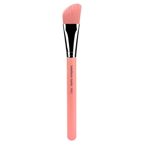 Bdellium Tools Professional Makeup Brush Pink Bambu Series - 948.1 Slanted Foundation