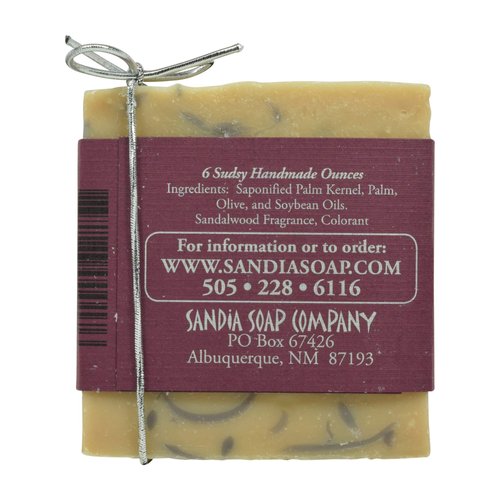 Sandia Soap, Soap Bar Rio Grande Sandalwood, 5.5 Ounce