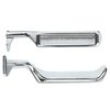 KUAFU Interior Inside Door Handle Compatible with 1987-1999 Ford F150 F250 F350 Bronco F53 F59 F800 Replacement for 77178 77177 Front/Rear Left Driver & Right Passenger Side - Silvery 2Pcs