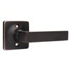 GOBEKOR 1 Pack Oil Rubbed Bronze Lever Door Handles Square Dummy Levers Closet Door Handles for Pantry Interior Non-Turning Door Lever