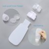 2 Pcs Silicone Travel Bottles,1.3oz Leak Proof Refillable Squeeze Containers with Transparent Carry Bag,Small Empty Travel Size Bottles for Shampoo,Conditioner,Lotion,Toiletries