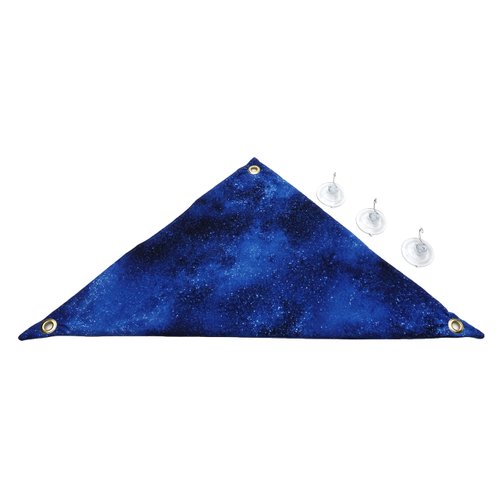Hammock for Bearded Dragons, Starry Night fabric with suction cup hooks