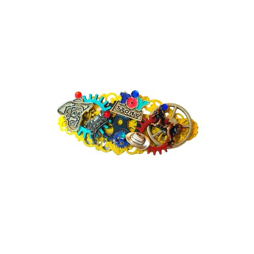 Steampunk Toy Movie Hair Clip Barrette Barrette