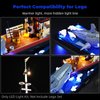 Rorliny LED Lighting Kit Compatible with Lego Jaws 21350(No Lego Models), Creative Light for Lego 21350 Set-RC Version Light