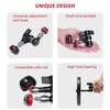 IFOOTAGE Magic Arm Clamp Adjustable Friction Power Articulating Magic Arm with 1/4" Thread Screw and Cold Shoe Mount for DSLR Camera Rig/Monitor/LED Lights (5.5Inc)